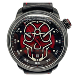 Bomberg BB-01 43mm Automatic Red Skull Watch