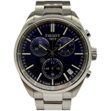 Tissot PR 100 Quartz Chronograph 40mm Blue Dial Men's Watch