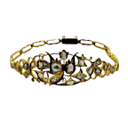 Yellow Gold Peranakan Intan Bracelet