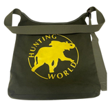Hunting World Canvas Dark Green Shoulder Bag