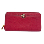 Tory Burch Continental Zip Around Wallet, Red