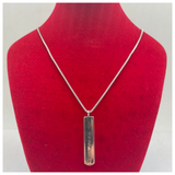 Tiffany 925 Silver T&Co Bar Necklace