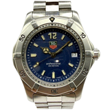 Tag Heuer Professional 2000 Series WK1213 37mm Quartz Blue Dial Watch