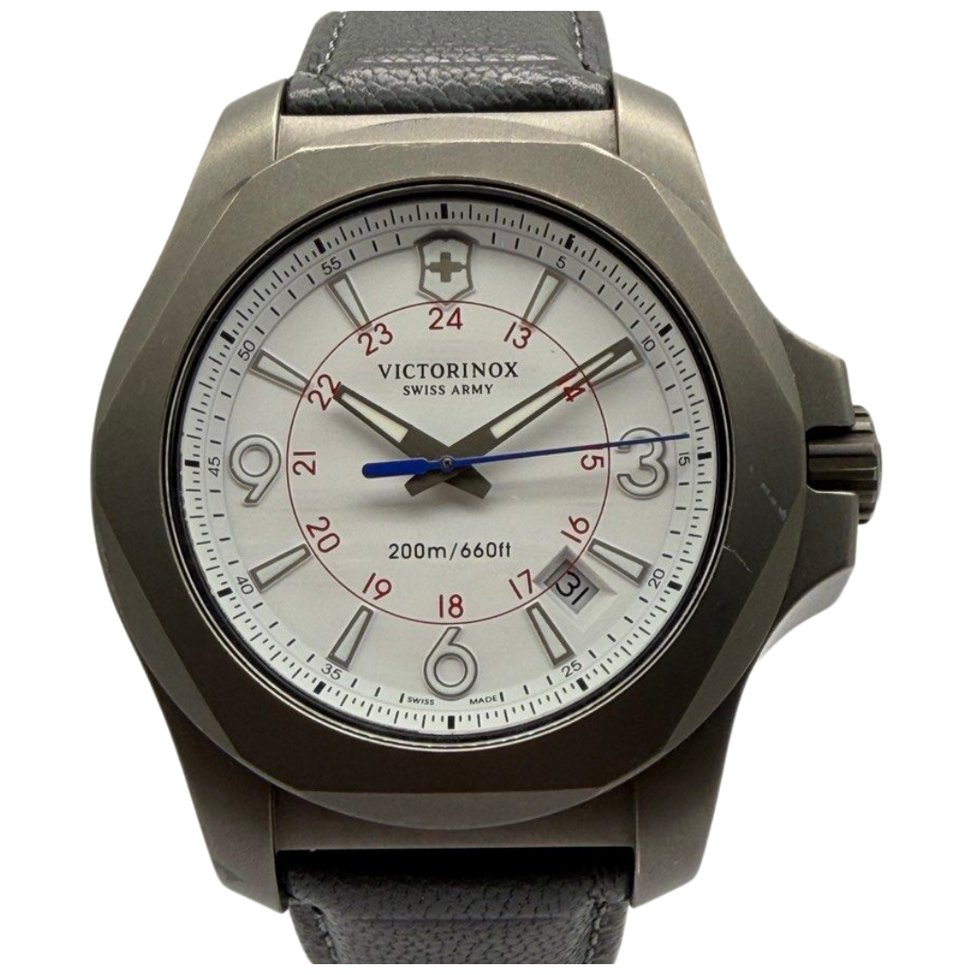 Victorinox Swiss Army 43mm Quartz Titanium Case White Dial Watch 241772 Main image
