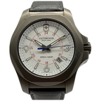 Victorinox Swiss Army 43mm Quartz Titanium Case White Dial Watch 241772