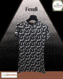 V-neck Body fit T-Shirt by Fendi