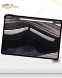 Coach Clutch Metallic Silver