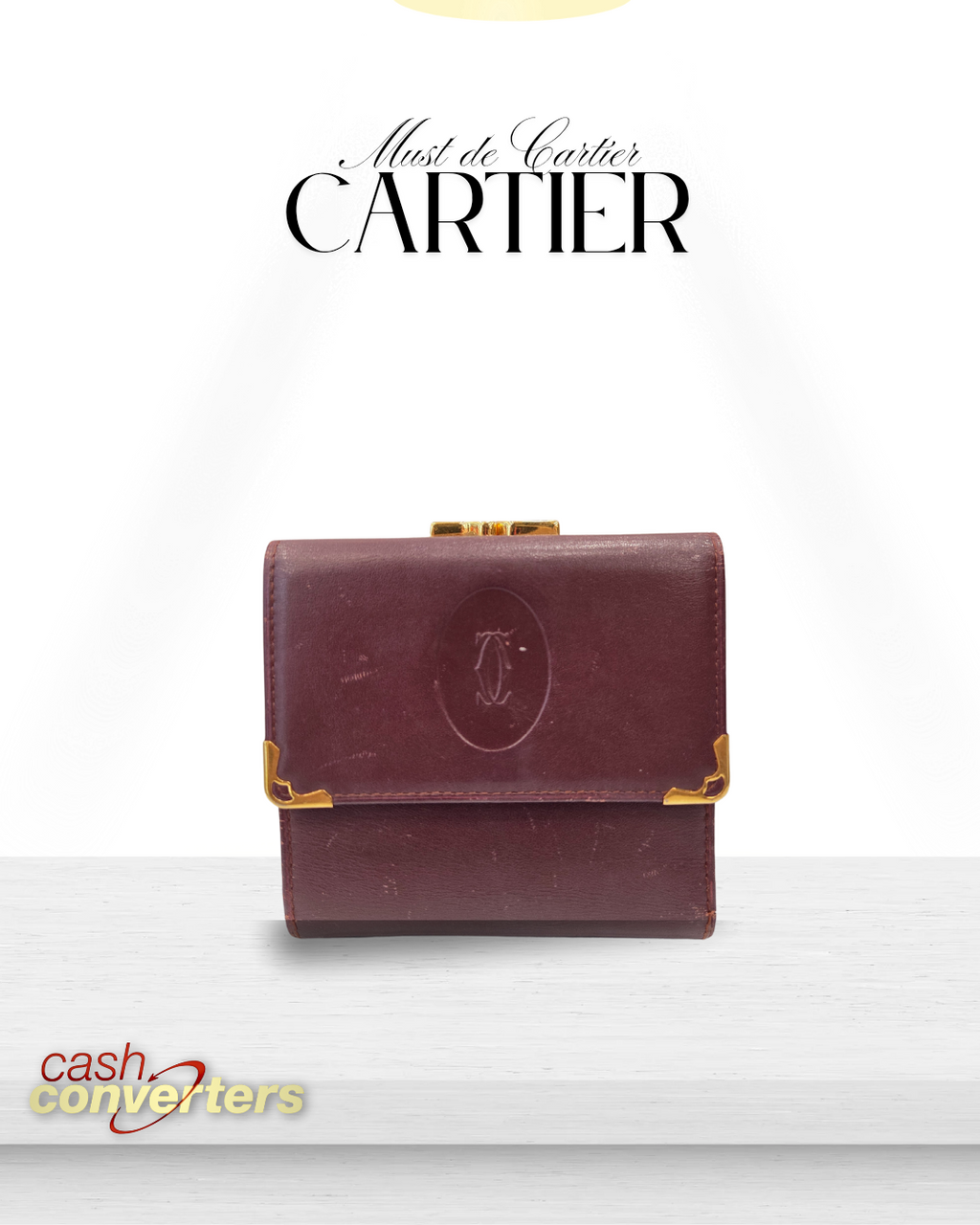 Cartier Short Wallet French Style