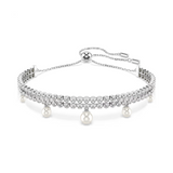 Ariana Grande x Swarovski 5720870 Crystal Pearl Rhodium Plated Bracelet