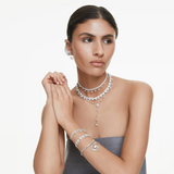 Ariana Grande x Swarovski 5720865 Crystal Pearl Rhodium Plated Choker