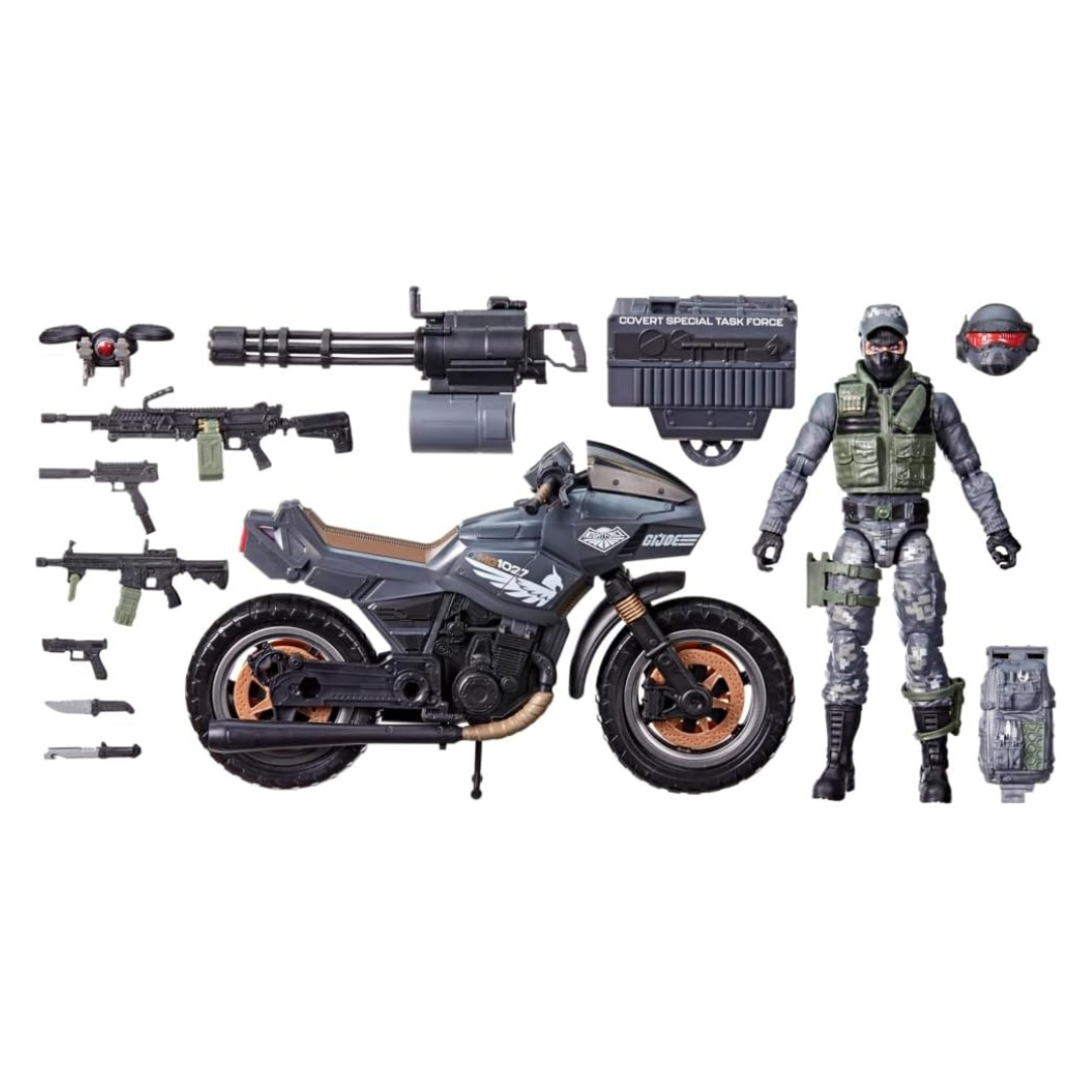 G.I. Joe Classified Series #127, Night Force Jason "Shockwave" Faria & Night Pursuit Cycle