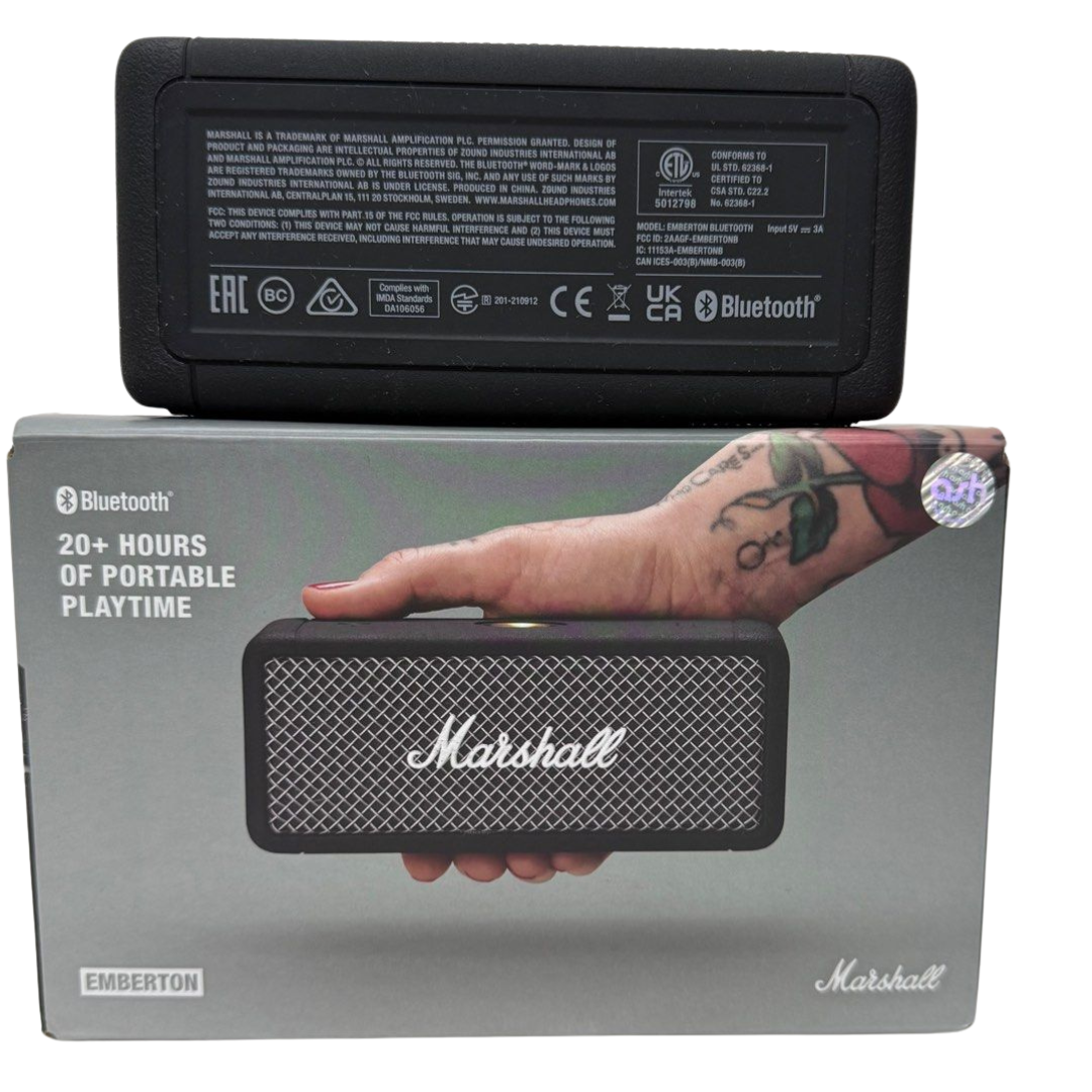 Marshall Emberton Bluetooth Speaker/Portable/Black