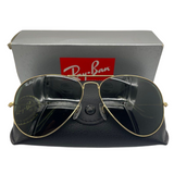 Rayban Large Aviator Metal Gold, Black Sunglasses RB3026