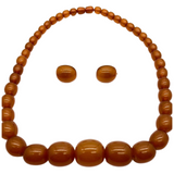 Amber Butterscotch Necklace / Earring Set
