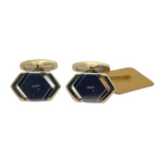Lancel Cufflink Silver, Gold Color