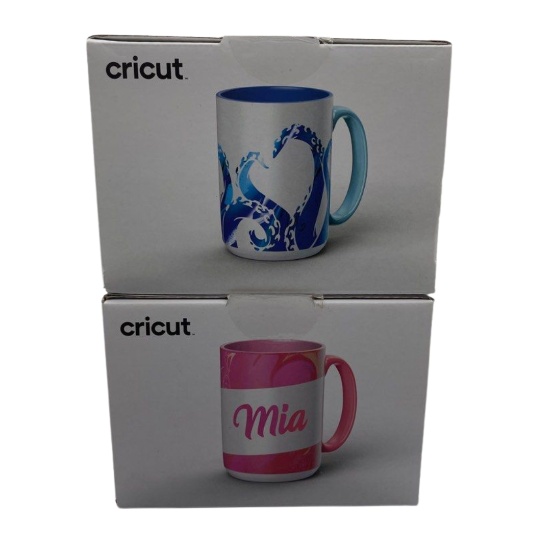 Cricut Beveled Ceramic Mug set of 2- Ocean, Miami Main image