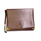 Cartier Must De cartier Clutch Bag Bordeaux
