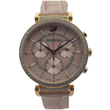 Swarovski Passage Chrono 36mm Chronograph Quartz Pink Mother Of Pearl Dial Watch