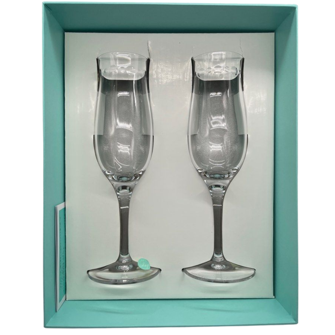 Tiffany & Co Champagne Flute Glass Set of 2 Main image