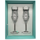 Tiffany & Co Champagne Flute Glass Set of 2