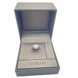 Damiani 750 White Gold Diamond Heart Ring