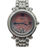 Chopard Happy Sports 32mm Mother of Pearl Pink Dial Quartz Watch