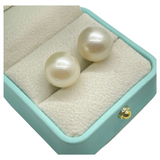PT900 White South Sea Pearl Earring