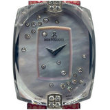 Bertolucci Doppia 28mm Diamond Quartz Mother of Pearl Dial Watch