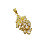 850 Yellow Gold Natural Diamond Pendant
