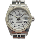 Rolex Datejust 69174 26mm Automatic White Roman Dial Watch