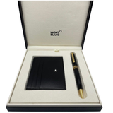 Montblanc Set Meisterstuck Ballpoint Pen & Card Holder