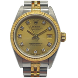 Rolex Datejust 26mm 69173 Diamond Half Gold Automatic Watch