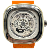 Seven Friday SF-P1/02 47mm Automatic White/Silver Dial Watch