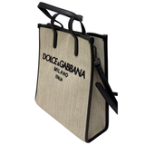Dolce & Gabbana Canvas Tote Bag (H30 x L28 x W5.5cm)