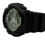 Casio  Watch-Green Dial -Analog/Digital//51.2mm/Ga110CD-1A3
