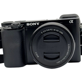 Sony A6100 Camera-Mirrorless 24.2mm/4K/3.5-5.6/16-50mm