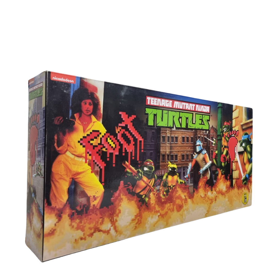 NECA Teenage Mutant Ninja Turtles SDCC Exclusive TMNT Arcade Action Figure Set Secondary image