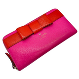 Kate Spade Wallet Pink, Red Ribbon