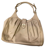 Ferragamo Gancini Leather Shoulder Bag, AU-21/D227
