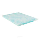 Linenspa 3 Inch Mattress Topper Twin - Gel Swirl Memory Foam