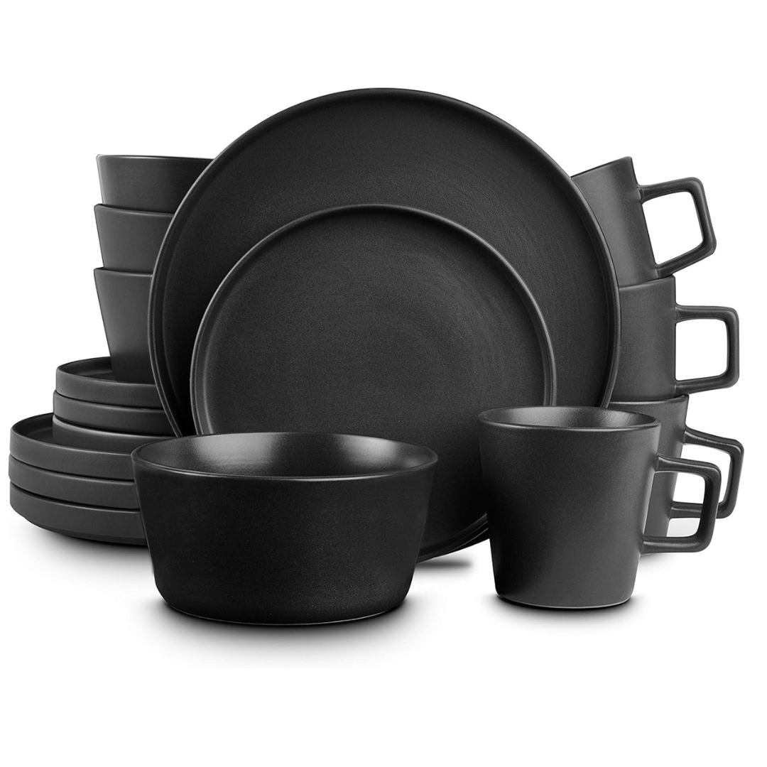 Stone Lain Coupe Dinnerware Set,16 Piece