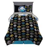 Franco Kids Bedding Super Soft Comforter and Sheet Set with Sham, 5 Piece Twin Size, Jurassic World