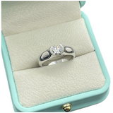 750 White Gold Diamond Ring, D1=0.50 carat