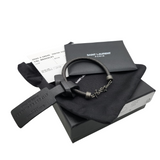 Saint Laurent 708790 Leather Bracelet W/Charm 18cm