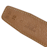 Hermès Double H Reversible Leather Belt 70cm