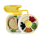 GoBe Kids Lunchbox with Snack Spinner, Honey Yellow