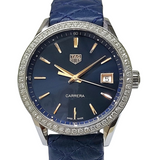 TAG Heuer Carrera WBK1317 Diamond Bezel Quartz Watch 36mm