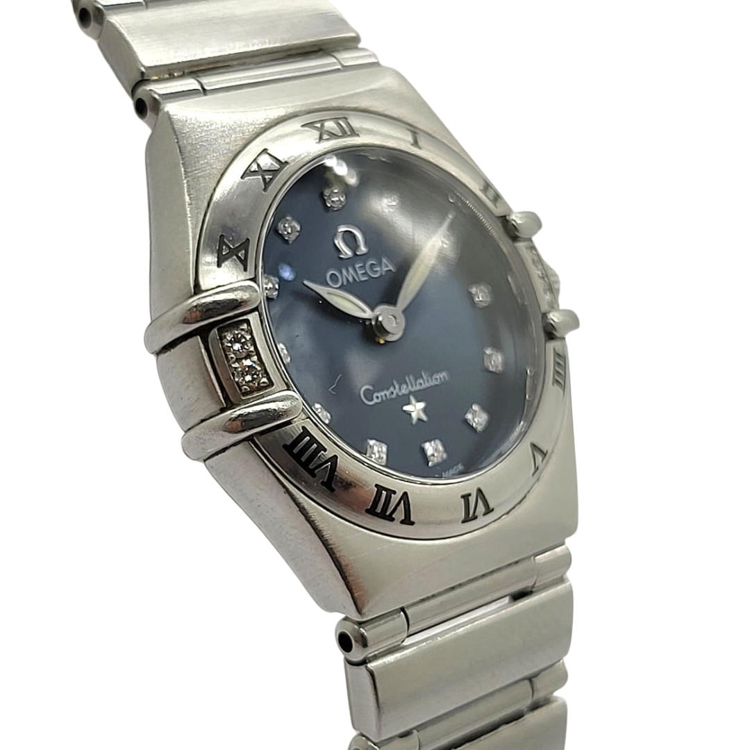 Omega Constellation Mini Diamond Dial Quartz Watch 22mm