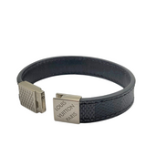Louis Vuitton Black Damier Ebene Pull It Bracelet