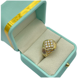 20K Yellow Gold Men’s Diamond Ring